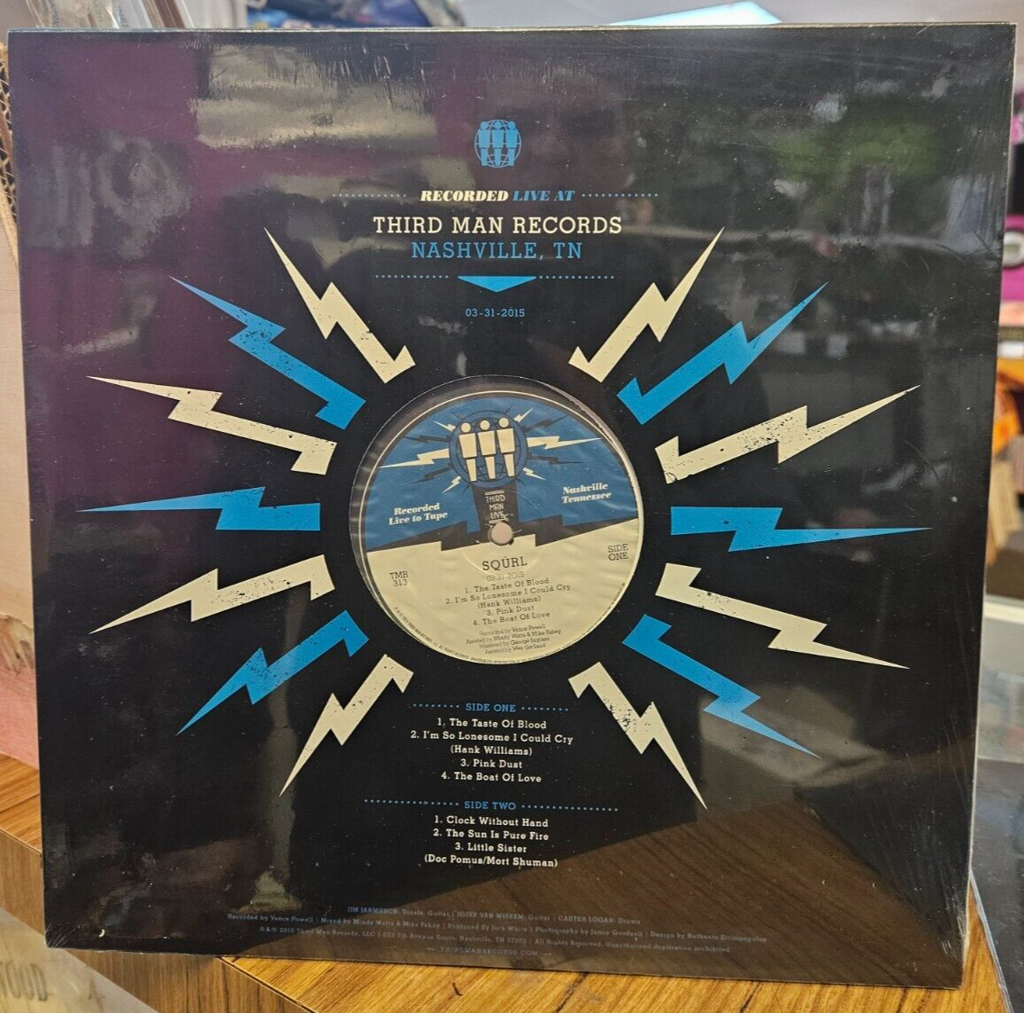 SQURL "Live At Third Man Records" Brand New Sealed LP1