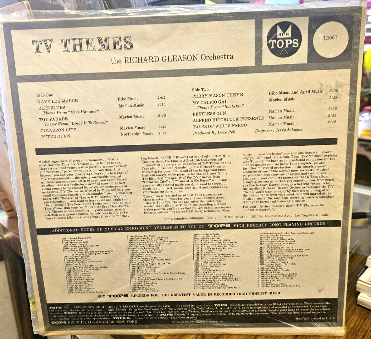 T.V. Themes The Richard Gleason Orchestra New Sealed LP1