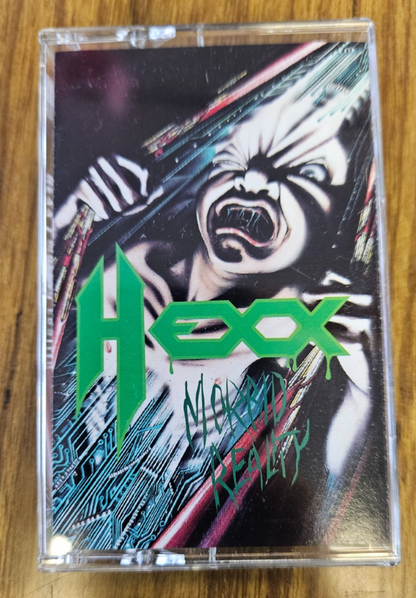 HEXX "MORBID REALITY" USED 1991 CASSETTE CENTURY MEDIA RECORDS RELEASE VG+ VG+0