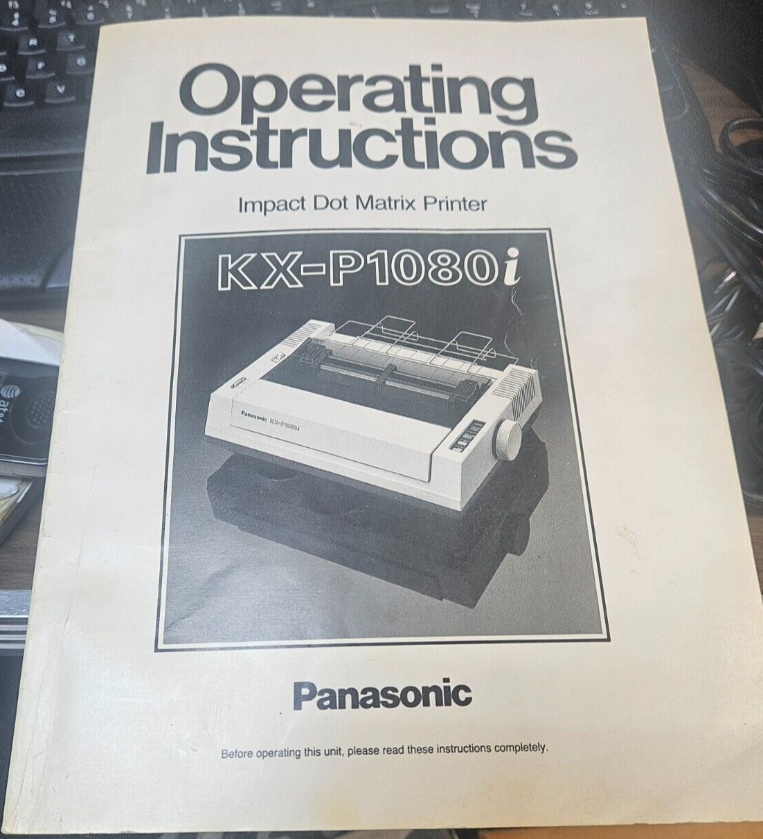 PANASONIC KX-P1080 Impact Dot Matrix Printer (Used As Is)9