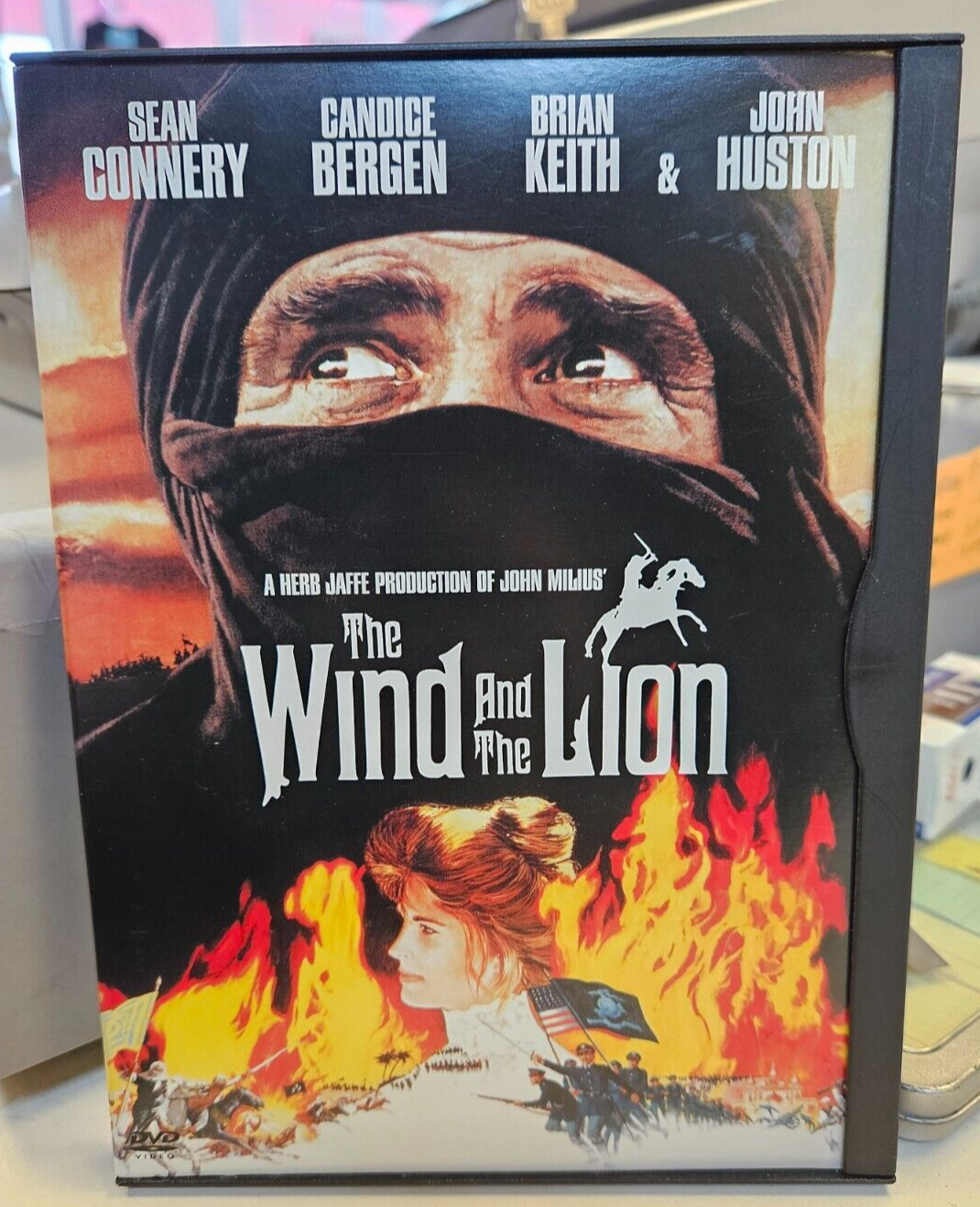 The Wind and the Lion (DVD, 1975) Used VG+2004 DVD Release Herb Jaffe Production0