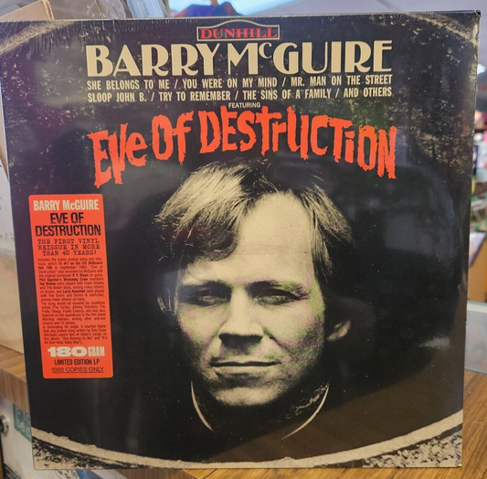 Barry McGuire "Eve Of Destuction" Limited Edition New Sealed LP0
