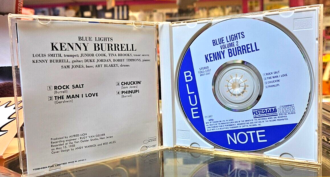 KENNY BURRELL"Blue Lights" Blue Note VOL.2 Used CD VG VG2