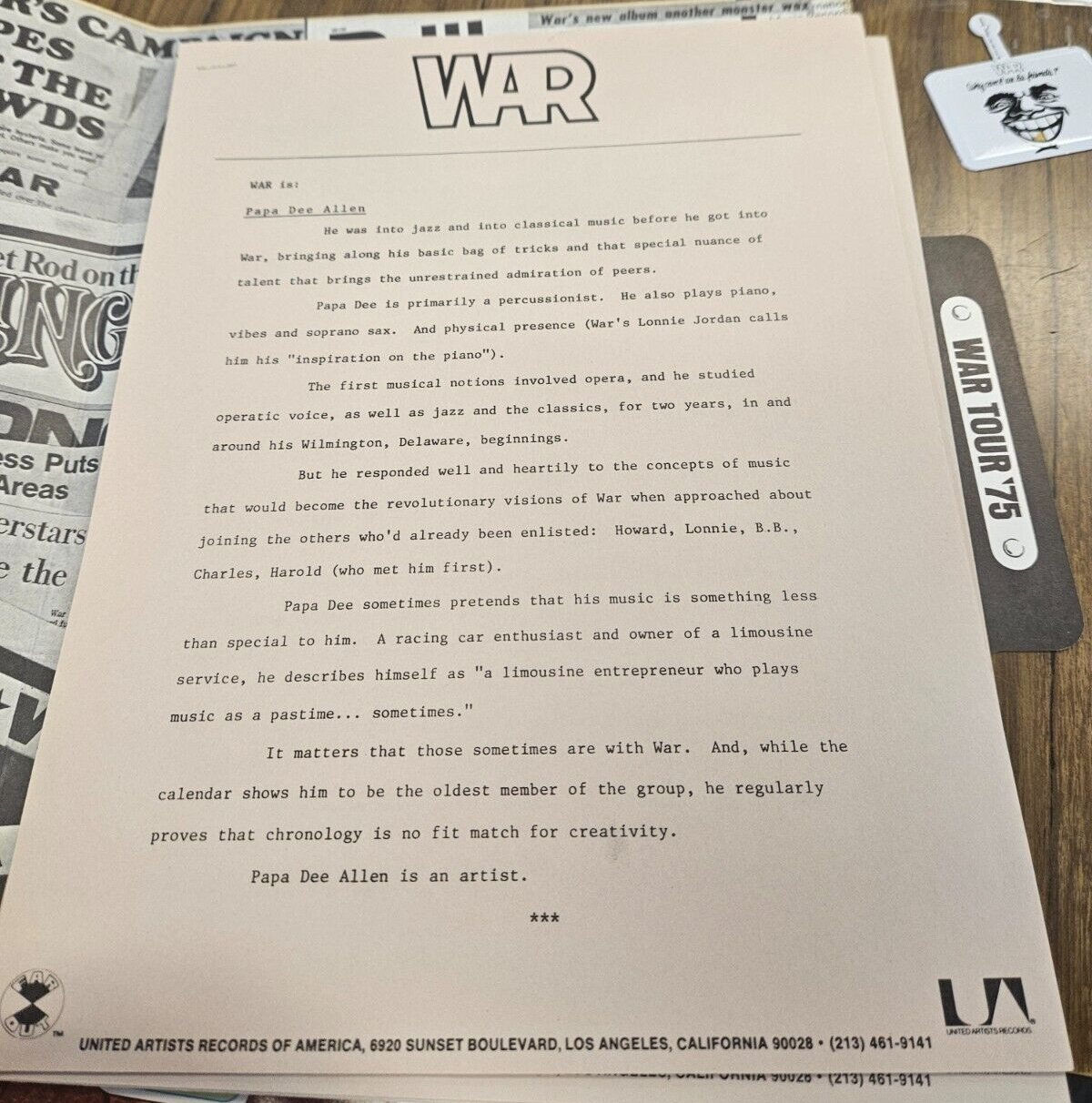 WAR "WHY CAN'T WE BE FRIENDS" Used Rare LP Box Set VG+VG+ 197519