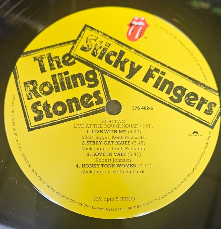 ROLLING STONES "Sticky Fingers" 2LP 2015 Reissue Urban Outfitters NM VG+ Used LP10