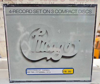 CHICAGO AT CARNEGIE HALL VOL.1,2,3&4 BRAND NEW FACTORY SEALED X3 CDS MINT0