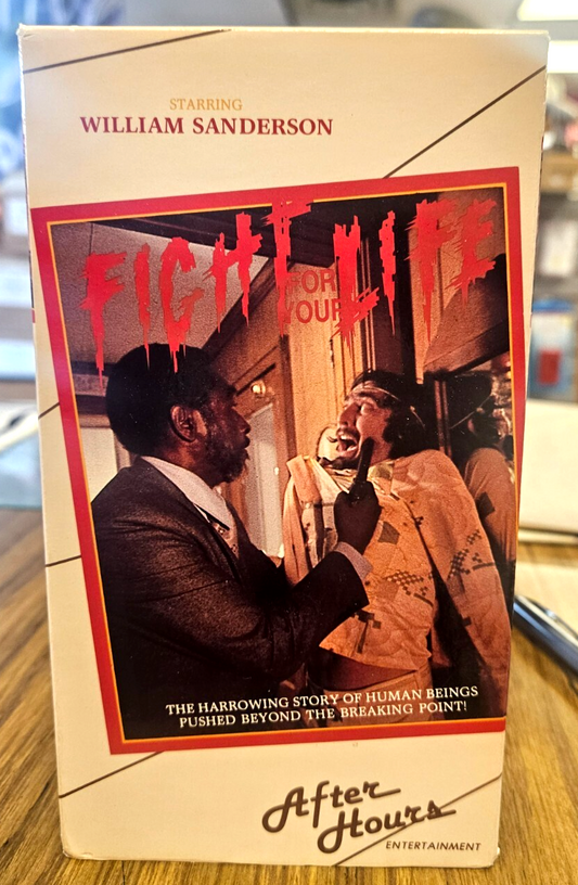 FIGHT FOR YOUR LIFE RARE!!! Used VHS After Hours Entertainment Rated R0