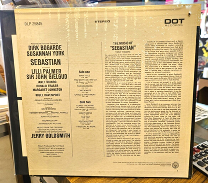 Jerry Goldsmith SEBASTIAN Soundtrack - Dot Records DLP 25845 SEALED1