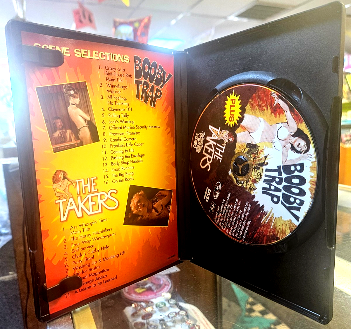 Something Weird Video  Booby Trap  And The Takers Special Edition  Used VG+ DVD2