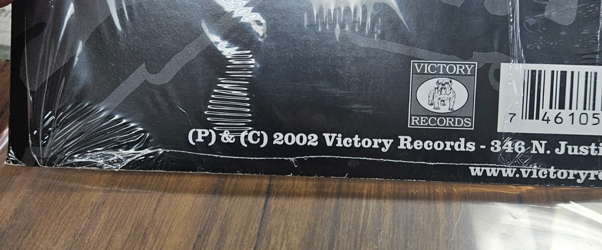 BLOOD FOR BLOOD "Outlaw Anthems" Victory 2015 With Download Used LP Near Mint3