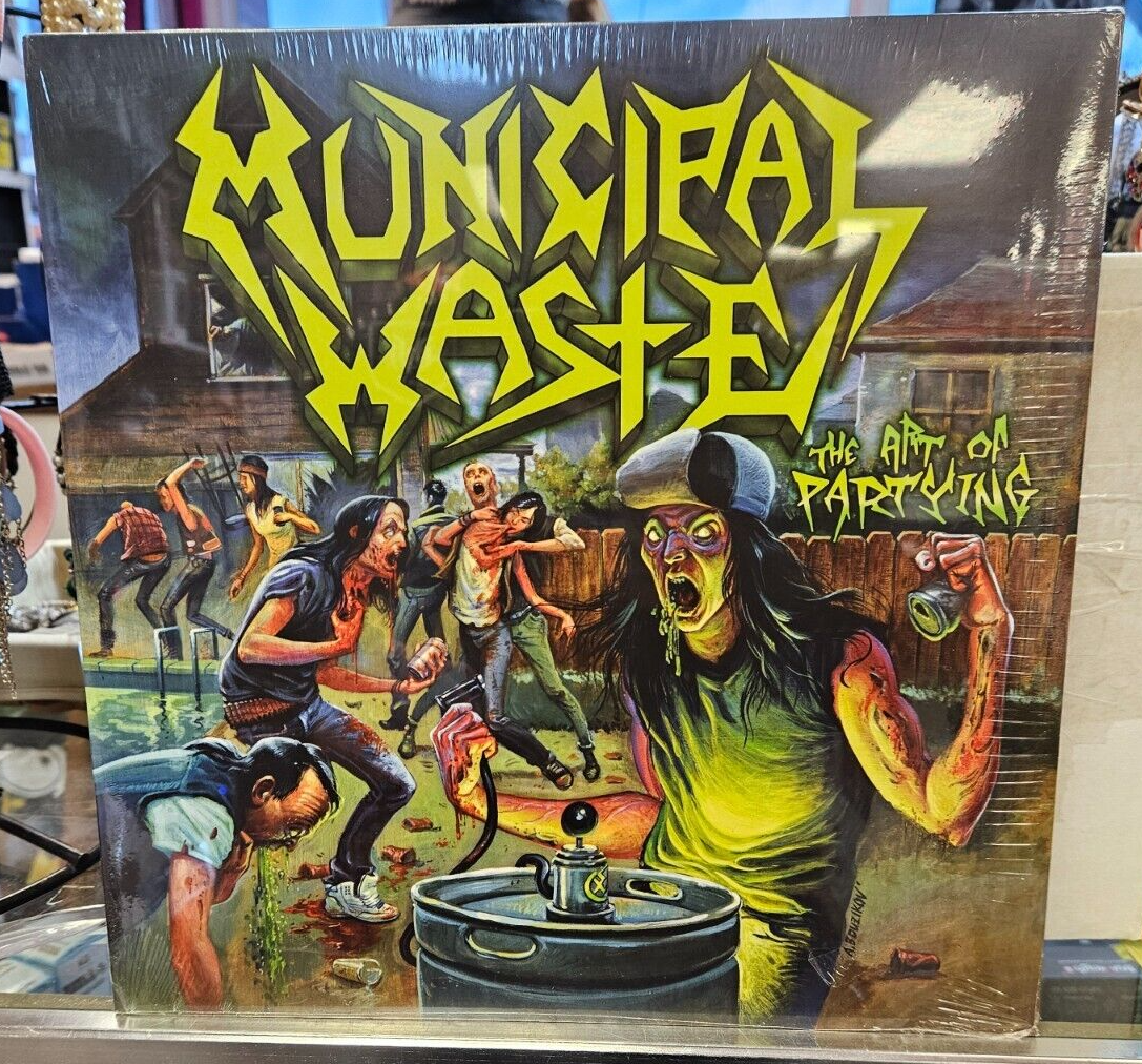 MUNICIPAL WASTE "Art Of Partying" New Sealed LP 2018 Release0