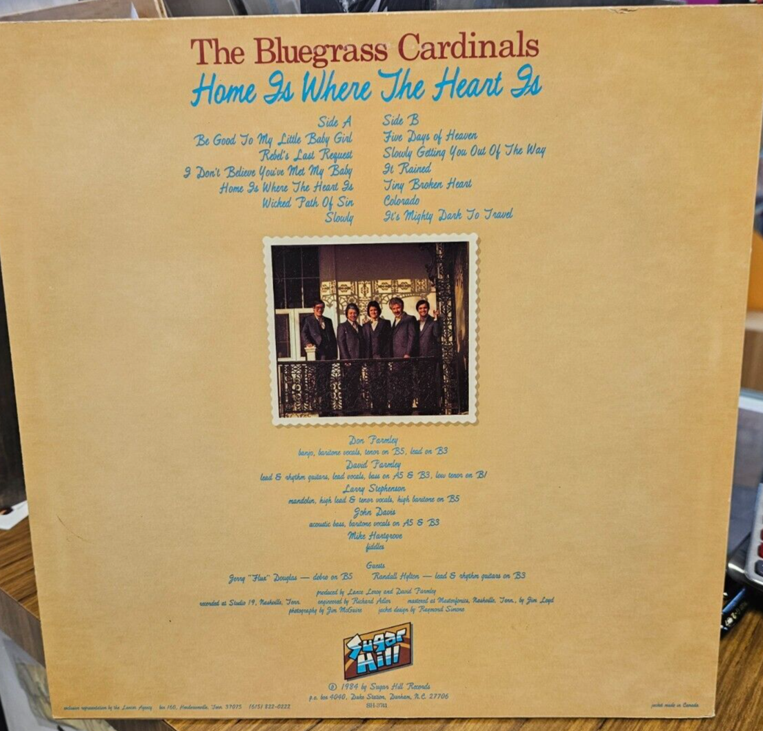 Bluegrass Cardinals X3 LPs All VG+ VG2