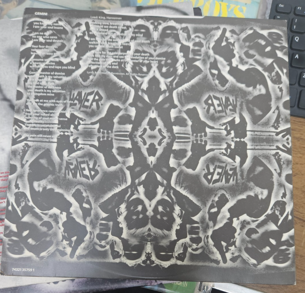 SLAYER "Undisputed Attitude" LP VG+ Cover VG Numbered #1796  10' LP 1996 RARE7