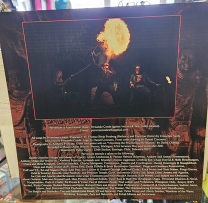 PERVERSION "Die Irae" Limited 200 Oxblood Used NM LP3