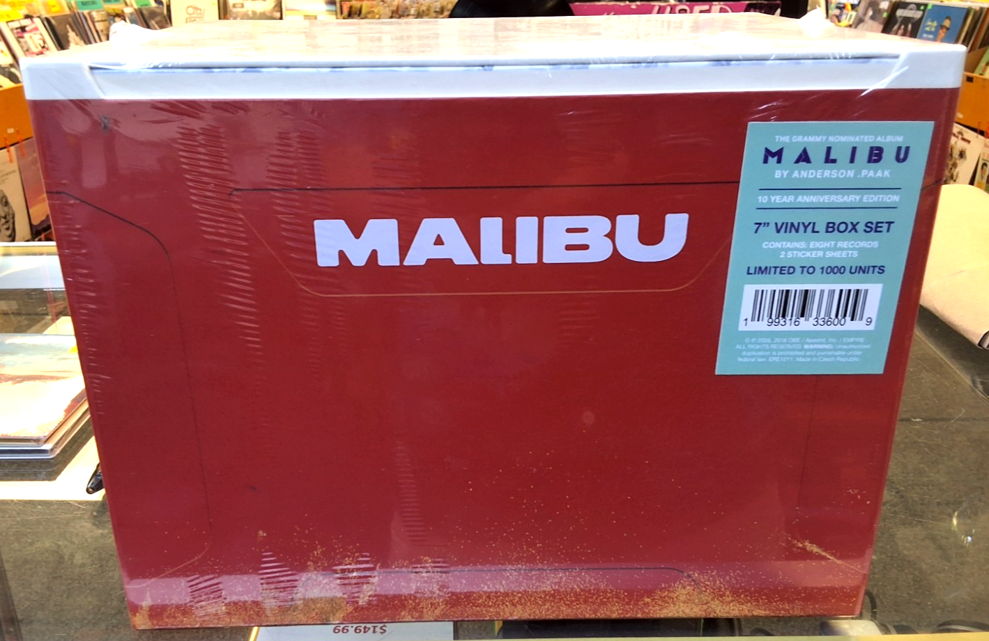 ANDERSON PAAK MALIBU BOX NEW X8 VINYL 7" RSD LTD SPECIAL EDITION W/SHIPPING BOX0