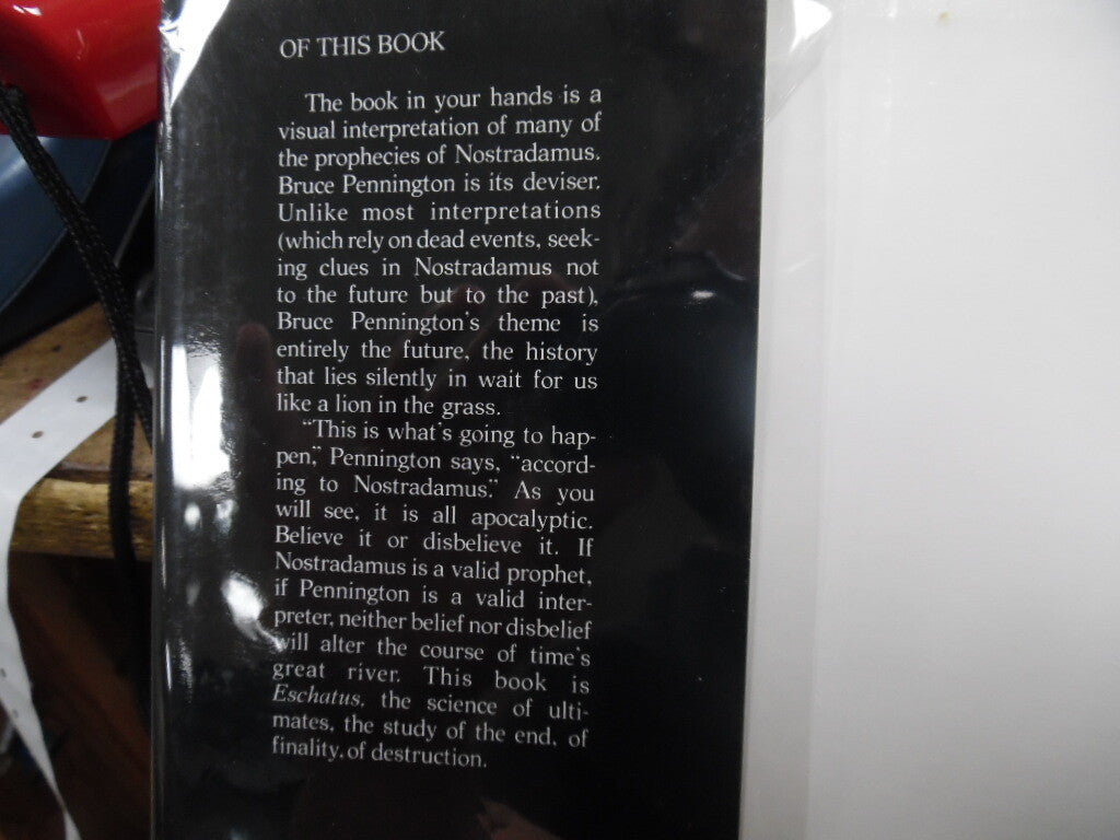 Eschatus: Future Prophecies from Nostradamus' Ancient Writings Hardcover VG+2