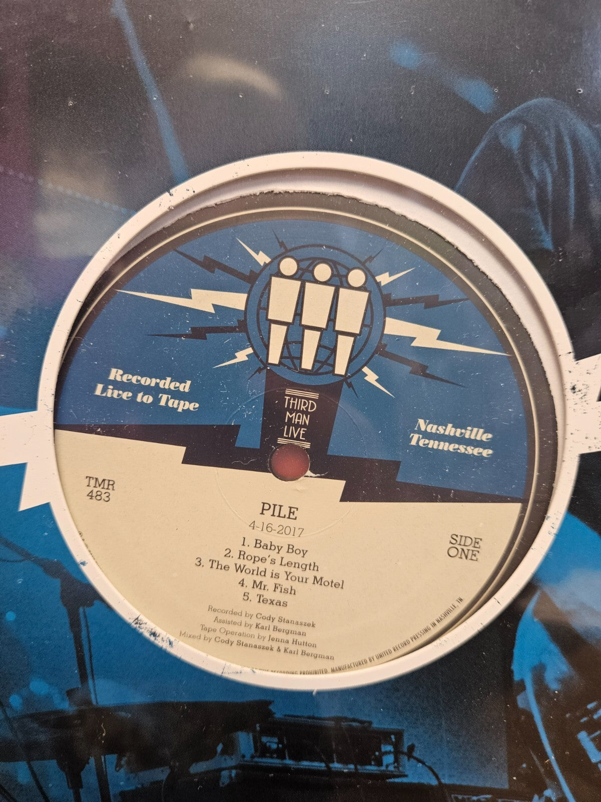 Pile "live At Thirdman Records" New LP Sealed1