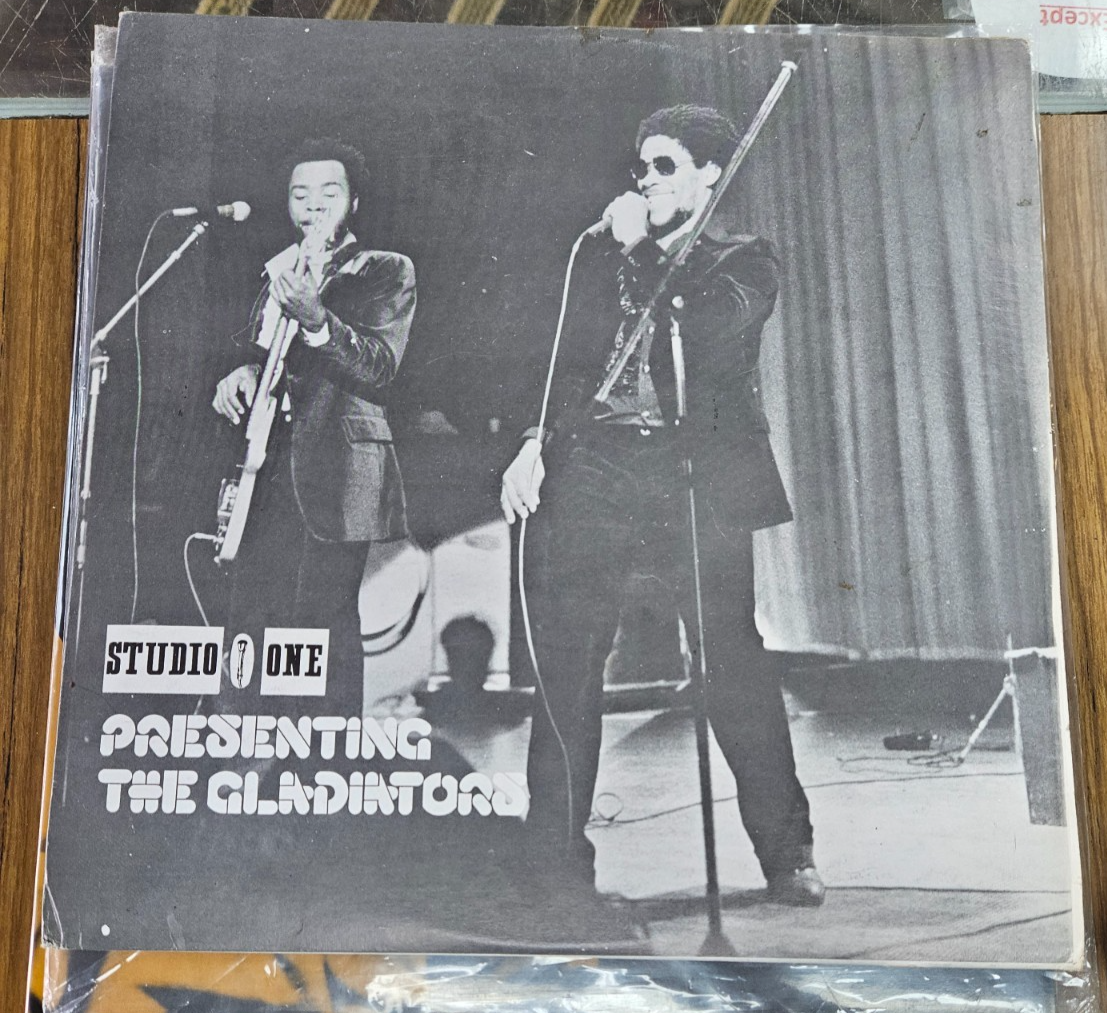 THE GLADIATORS "PRESENTING STUDIO ONE" 1978 JAMAICAN LABEL USED LP VG+ VG0