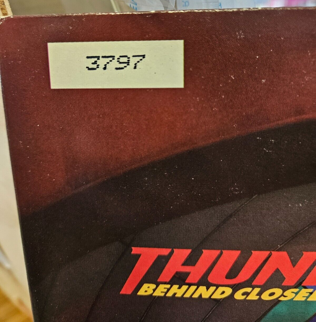 Thunder "Behind Closed Doors" Used Numbered Red/Blue VG+VG+ LP2