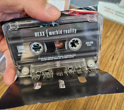 HEXX "MORBID REALITY" USED 1991 CASSETTE CENTURY MEDIA RECORDS RELEASE VG+ VG+2