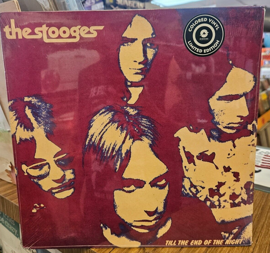 The Stooges "Till The End Of The Night" New Sealed  Colored Vinyl Iggy Pop LMTD0