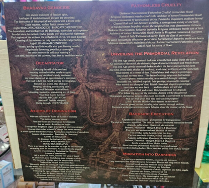 PERVERSION "Die Irae" Limited 200 Oxblood Used NM LP4
