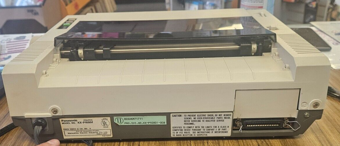 PANASONIC KX-P1080 Impact Dot Matrix Printer (Used As Is)7