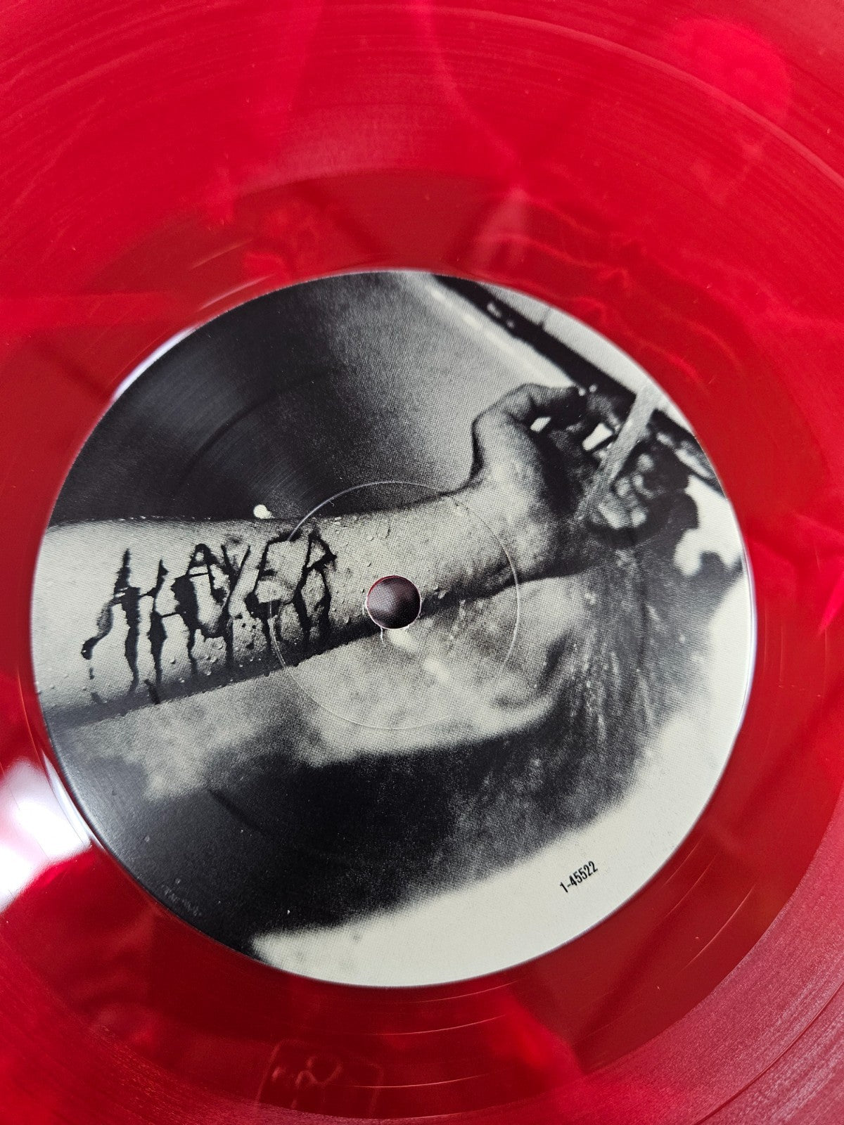 SLAYER Divine Intervention RED Translusent Vinyl VG+ Used LP 1994 W/ Lyric Sheet5