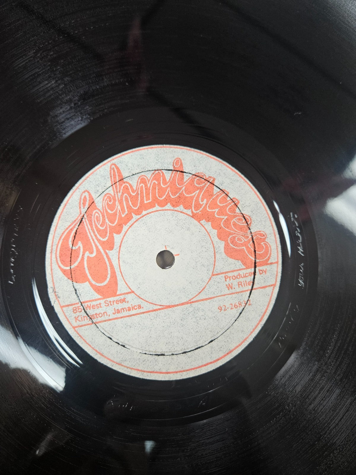 JOHNNIE OSBOURNE "INFLATION"JAMAICA IMPORT  12" NM BLANK  SLEEVE 1981 TECHNIQUES2