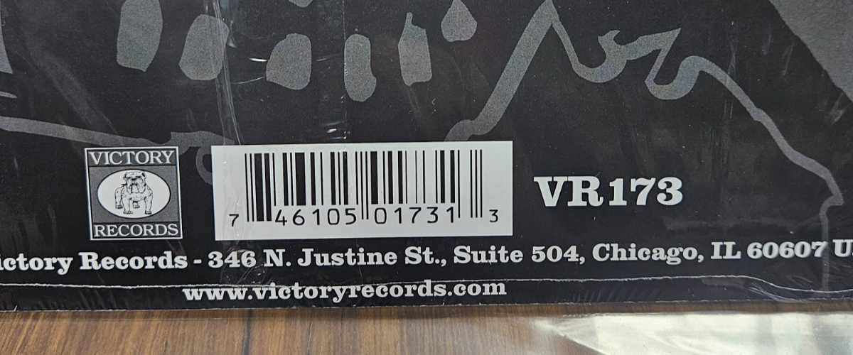 BLOOD FOR BLOOD "Outlaw Anthems" Victory 2015 With Download Used LP Near Mint4