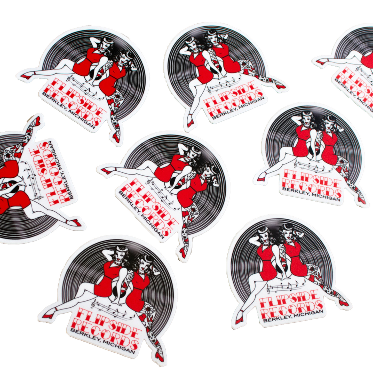 Flipside Records Stickers