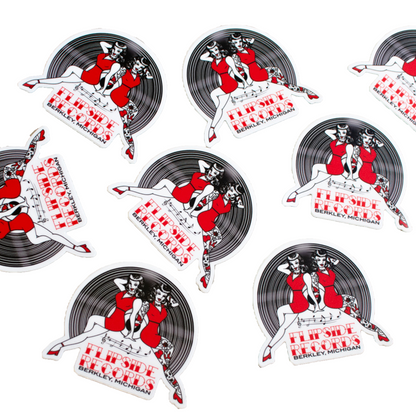 Flipside Records Stickers